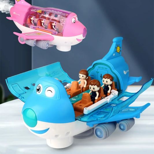 Rotating Electric Plane Toy with Lights