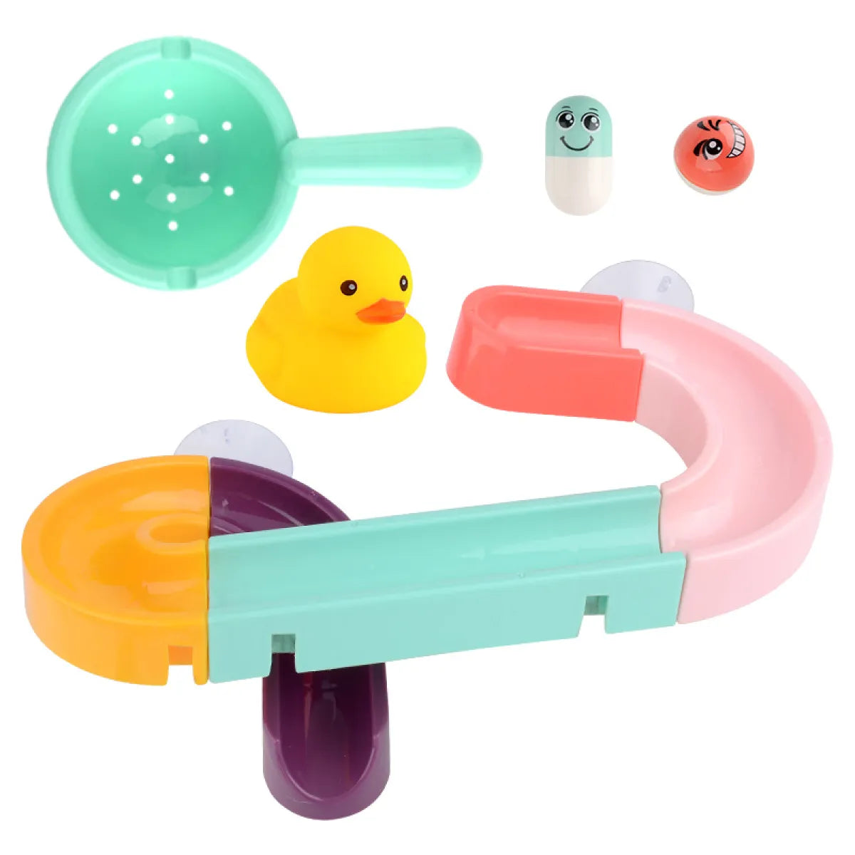 Kids Bath Toys Marble Race Track