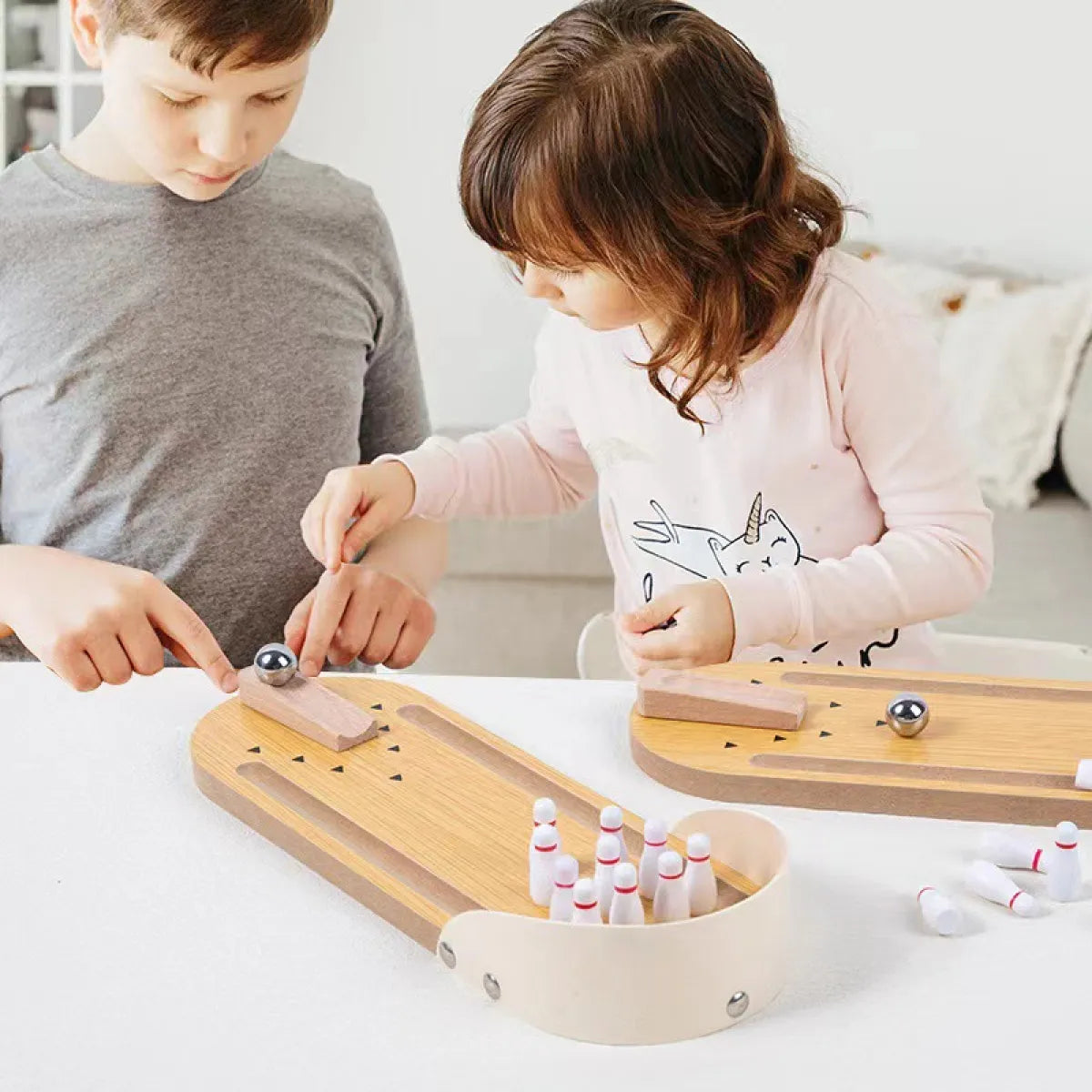 Mini Bowling Game Set Desktop Toy