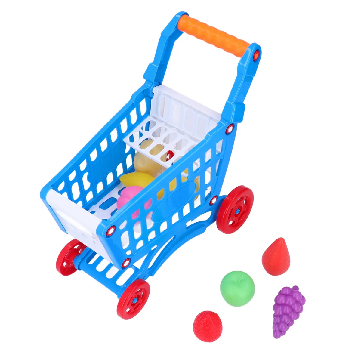 Kids Shopping Cart Play Food Toys