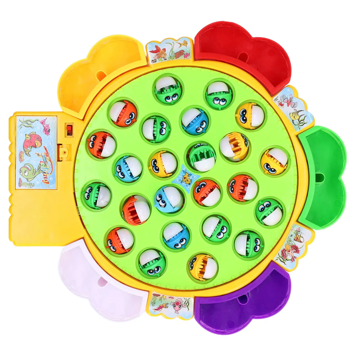 Fishing Game Set 24 Fish Poles Music